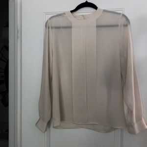 Vintage tuxedo blouse